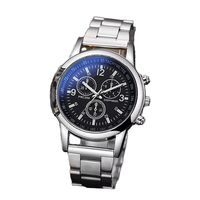 Montre à quartz de luxe pour homme en alliage d'acier inoxydable 40 mm, design sportif pièce de monnaie antique, verre résistant à l'eau, style affaires et décontracté