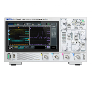 Oscilloscope numérique RIGOL DHO804 70 MHz 4 canaux 16 bits professionnel avec mémoire de 25 Mpts et taux de capture de 1 000 000 Wfms/s - Product Image 1