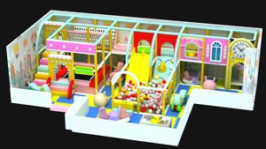 Equipo de Juegos Interior Seguro y Suave para Niños, con Estructuras Acolchadas y Colores Brillantes para Áreas de Guardería - Product Image 4