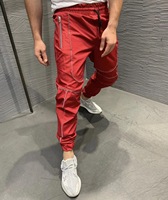 Pantalon de survêtement pour hommes, à faisceau réfléchissant, Hip-hop, lumineux, décontracté, vêtement de sport, vente en gros,