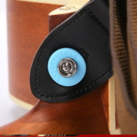 Sangle universelle pour tête de guitare et ukulélé avec boucle anti-débrayage, coussinet de sécurité antidérapant, corde de fixation à vis