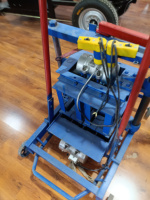 Máquina Automática para Hacer Ladrillos de Arcilla con Motor, Pequeña, Móvil y Portátil para Uso Doméstico y Agrícola