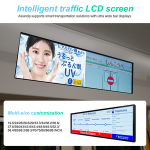 Asianda, barra estirada con Control remoto <span class=keywords><strong>de</strong></span> 37,6 pulgadas, pantalla Lcd Android, barra <span class=keywords><strong>de</strong></span> visualización, pantalla <span class=keywords><strong>de</strong></span> barra - Product Image 6