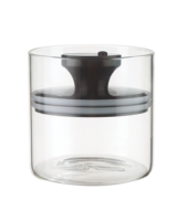 Meilleur prix pot de stockage en verre borosilicaté alimentaire sous vide taille S 450ml avec couvercles en plastique
