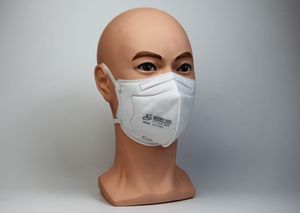 Masque respiratoire jetable pliable 3Q SQ100G à 5 couches en tissu non tissé, avec pince-nez réglable, respectueux de la peau, certifié NIOSH <span class=keywords><strong>CDC</strong></span> - Product Image 4