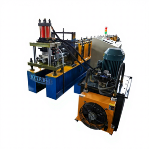 Machine de profilage de canaux Omega, Machine de fabrication de poutrelles en acier, Machine de profilage de canaux à lèvres en acier léger - Product Image 1