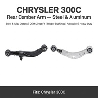 Brazo de control de caída trasera ajustable de acero forjado con buje de aluminio para Chrysler 300C, venta al por mayor directa de fábrica