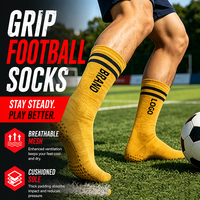 Chaussettes de football personnalisées mi-mollet pour hommes, respirantes, antidérapantes, pour le sport, la gym et le soccer, vente en gros