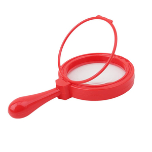 라렉스 휴대용 소형 다채로운 경량 4.5배율 핸드헬드 <span class=keywords><strong>100mm</strong></span> 렌즈 어린이 장난감 플라스틱 확대경 유아 학습 탐구용 - Product Image 5