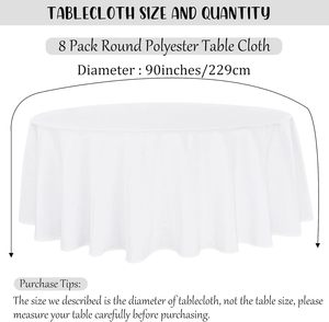 Hot Selling 120x132 Inch Jacquard Woven Polyester <b>Tablecloth</b> for Wedding Party Banquet Event Restaurant-Wrinkle Free Durable - Product Image 2
