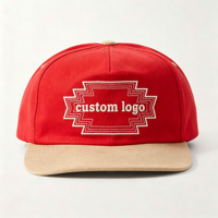 Topi Baseball Vintage Custom Dua Warna Model Trucker dengan Pinggiran Suede Kontras, Topi Snapback Tanpa Struktur, Topi Retro Streetwear