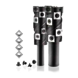 Fresa de 4 cuchillas desmontable XPtools para desbaste de tableros y madera desechada, brocas de router CNC para nivelación de tableros - Product Image 5