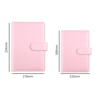 Carnet Organisateur Planificateur Personnalisé en Gros A5 A6, Reliure à Anneaux en Cuir PU pour Budget, Avec Clip