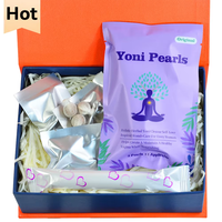 Aromlife Perles de Soin Intime Personnalisées Kit d'Hygiène Féminine Multifonctionnel Outil Nettoyant à Base de Plantes Sans Estrogène Sans Parabène Anti-Odeur