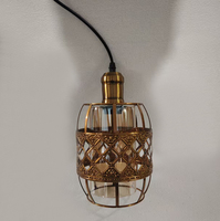 Suspension de style africain pour la décoration intérieure, créative et minimaliste, pour la salle à manger intérieure, suspension E27 (0285-1P)