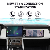 Pantalla Foforfor de 13.1"+12.3" para Land Rover Range Rover Sport 2014-2015, Carplay Android 15, Radio de Auto, Estéreo, GPS, DSP, 4G, OEM