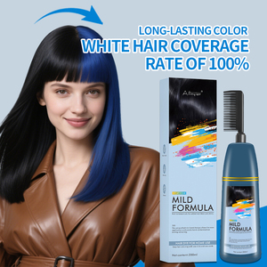 Chuyên Nghiệp Vĩnh Viễn Nhanh Màu Lược Kem Chất Lượng Đặc biệt Tóc Đen Dầu Gội Đầu Thực vật Dựa Bìa Cho Một Rửa Màu Tóc - Product Image 3