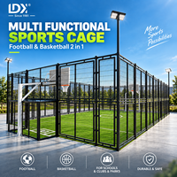 Produsen Kandang Lapangan Sepak Bola Grosir, Kandang Sepak Bola Multifungsi, Lapangan Basket Sepak Bola 2 in 1 Custom