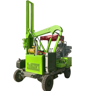 유압 휠 유형 고속도로 운전자 스크류 필링 파일 당기기 가능 - Product Image 1