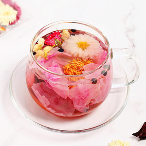 Box Beauty Low Glow Liver Detox Organic Rose Roselle Blooming Herbal Health Tea 10g X10 Tea Bags - Product Image 4