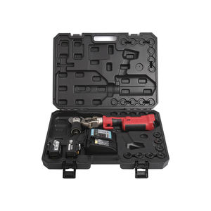 SHIDA 300/32C Akku-Hydraulikwerkzeug aus Edelstahl, Akkubetriebene Kabelschuh-Crimpzange, Presszange für Sanitär-Kupferrohre, 60 kN - Product Image 6