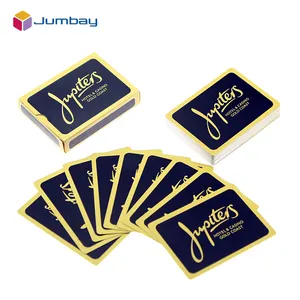 Custom Design Own Logo Play Cards Bridge Card Printed Paper Plastic PVC Poker Promotion Playing Cards