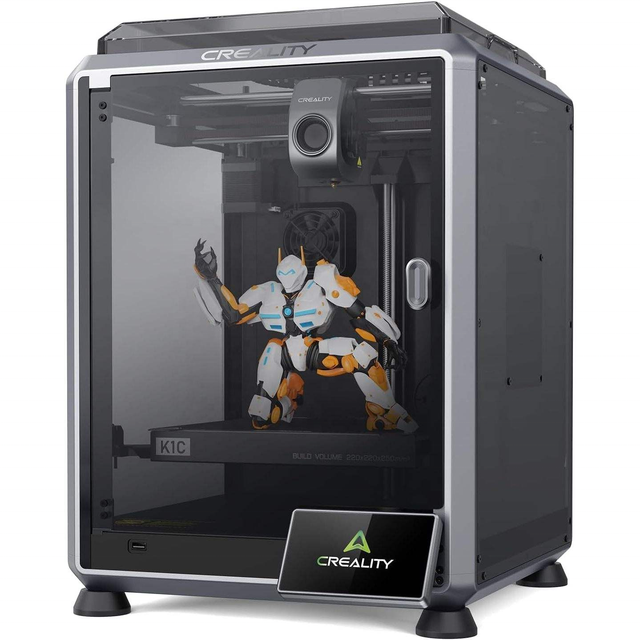 Global Version Creality K1C High Speed 600mm/s Auto Leveling Closed Core-xy Desktop Enclosed Fast FDM 3D Printer