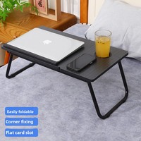 Table pliante à six niveaux, lit d'étudiant, bureau d'étude multifonction, bureau pliable pour ordinateur portable, 56x32x25cm