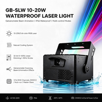 Projecteur laser de scène Igracelite RGB 10W 15W 20W DMX512, animation couleur intégrale pour DJ, club, mariage, fête