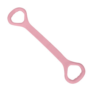 Bande de résistance en silicone épaissi Guizhou Lao Figure-8 rose, violet, bleu, pour exercices du dos et des épaules à domicile - Product Image 5