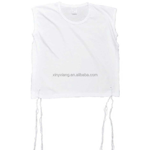 Gilet Tzitzit casher en gros d'usine, T-shirt de qualité confortable 100% coton Vêtement Tzitzis, Talit Katan, Zizit, Sitsit - Product Image 6