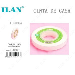 Nastro di garza Ilan 1 cm 35 Y, benda medica bianca - Product Image 3