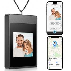 Брелок FindXeink E-ink с двойной защитой от потери, настраиваемый, креативный, милый, для автомобиля, акриловый, с аниме-дизайном, на заказ, Labubu - Product Image 1