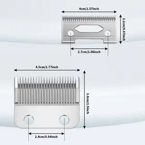 Lâminas de substituição para cortador de cabelo, precisão 2 furos lâmina ajustável cortador de cabelo para cortador wahl