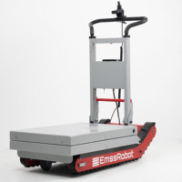 Plateforme élévatrice électrique hydraulique pliable en alliage d'aluminium EmssRobot Nano X 4, pour escaliers, usage industriel, capacité lourde 300 kg, CE
