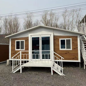 Luxury Ready Foldable Modular a Frame Pre Fab Multi Family Tiny Home Office 20ft 40ft Expandable <b>Prefab</b> Container <b>House</b> on Wheel - Product Image 1