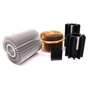 OEM/ODM Orders Are Welcome CNC Machining Heat sink with Zinc Plating for LED