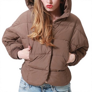 KIJQJW5 Ladies' Fashion Reversible <b>Quilted</b> Short <b>Jacket</b> Breathable Cotton Pearl Camouflage Embroidery Stripe Women's Embellished - Product Image 2