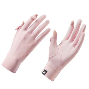 Guantes finos de seda para protección solar, compatibles con pantallas no táctiles, de secado rápido, para ciclismo, conducción, escalada, protección UV - Product Image 4