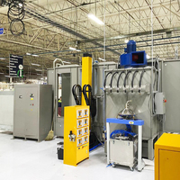 Système de peinture électrostatique automatique à grande capacité avec reciprocateur pour revêtement en poudre