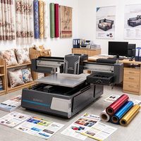 Impresora UV DTF de Inyección de Tinta 6090 (600x900mm) Multicolor con Cabezal DX7/XP600, Impresora de Tubo Flexible Automática para Huevo, Cuero, Madera y Vidrio