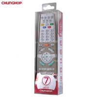 Télécommande universelle tout-en-un E772 pour appareils domestiques CHUNGHOP, télécommande pour 7 appareils, 1 avec code d'apprentissage