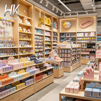Vitrine d'exposition en bois et acrylique, éclairée par LED, personnalisable, écologique, pour magasins de détail, boutiques de jouets