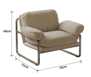 Sillón Estilo Chino Sihao para Sala de Estar o Dormitorio, Silla Individual de Diseño para Apartamentos Pequeños, Silla de Descanso para Balcón - Product Image 5