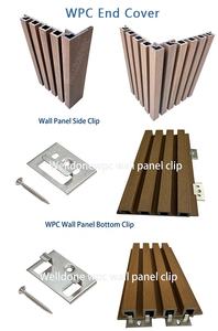 Panneaux en <span class=keywords><strong>bois</strong></span> <span class=keywords><strong>noir</strong></span> mat à lattes pour décoration murale intérieure Panneaux de plafond Extérieur Arrière-cour Patios Clôtures Revêtement WPC - Product Image 6