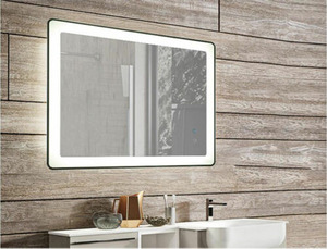 <span class=keywords><strong>Miroir</strong></span> mural d'appartement Anti-buée, <span class=keywords><strong>miroir</strong></span> de maquillage rétro-éclairé avec lumières Led, espace <span class=keywords><strong>chauffant</strong></span> pour courtoisie, magasin de vêtements - Product Image 3