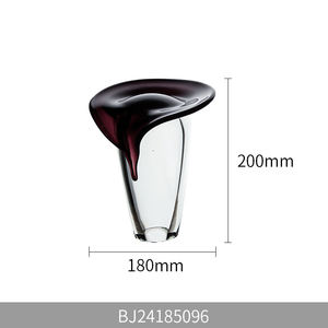 High-end mantar şekilli el sanatları fabrika cam oturma odası düğün dekorasyon ve malzemeleri el boyalı züccaciye - Product Image 4