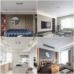 PULUOTI <span class=keywords><strong>GX53</strong></span> <span class=keywords><strong>LED</strong></span> Downlight da incasso 7W AC85-265V 525LM 110 gradi 3000K/4000K/6000K luce di Design moderno per soggiorno - Product Image 3