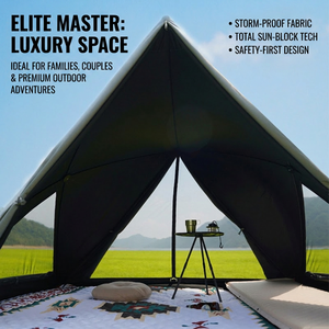 Portable Outdoor Camping Beach Tent Oxford One Bedroom Triangle Automatic Quick Open Four Seasons <b>Camouflage</b> Waterproof - Product Image 2