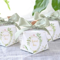 Boîte de papier personnalisée pour fête écologique Cadeaux de lait Valentine Boîtes pliables en chocolat praliné de luxe